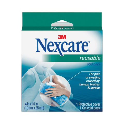 Nexcare Gel-filled Reusable Cold Pack 1 x Piece(s) For 1 x Individual(s) - 4" Height x 10" Width Length - 1 / Each