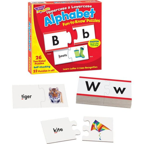 Trend Upper/Lowercase Alphabet Puzzle Set