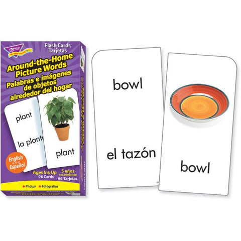 Around-the-Home/Palabras (ENG/SP) Skill Drill Flash Cards