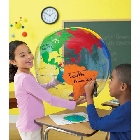 Learning Resources Inflatable Labeling Globe Game Theme/Subject: Learning - Skill Learning: Geography, History, Trade Route - 5-8 Year