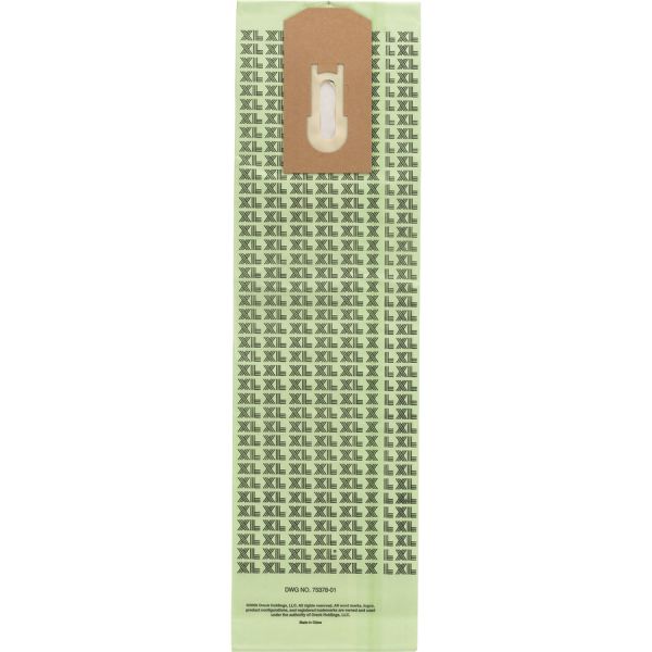 Oreck Commercial Upright Type CC Filtration Bags 25 / Pack - Type CC - Green