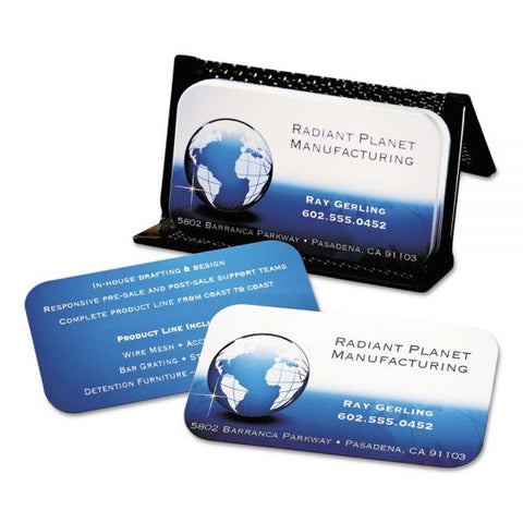 Avery Round Corner Print-to-the-Edge Business Cards, Inkjet, 2 x 3.5, White, 160 Cards, 8 Cards/Sheet, 20 Sheets/Pack