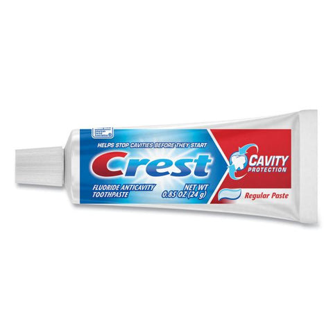 Crest Toothpaste, Personal Size, 0.85oz Tube, 240/Carton