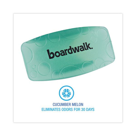 Boardwalk Bowl Clip, Cucumber Melon Scent, Green, 12/Box