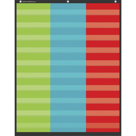 Teacher Created Resources 3 Column Pocket Chart Theme/Subject: Learning - 1 Each