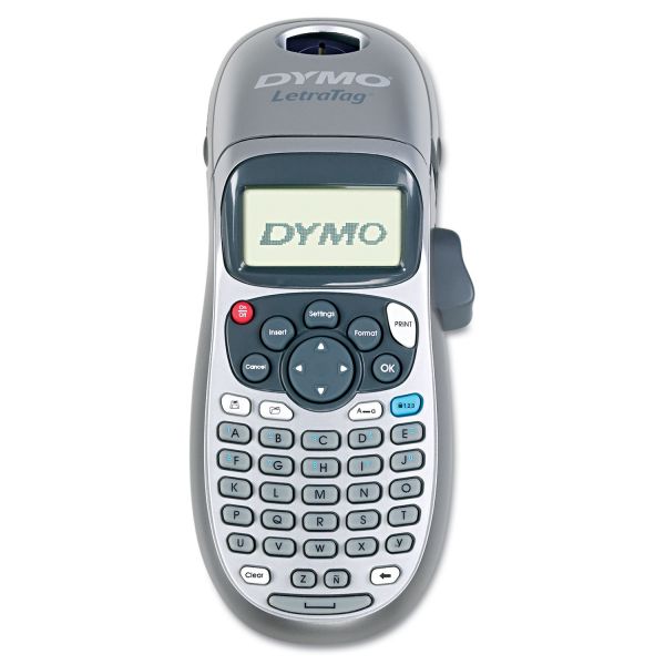 DYMO LetraTag 100H Label Maker, 2 Lines, 3.1 x 2.6 x 8.3