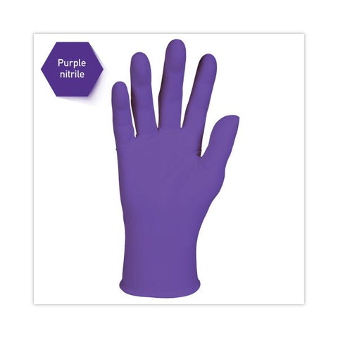 Kimtech PURPLE NITRILE Exam Gloves, 242 mm Length, Small, Purple, 100/Box