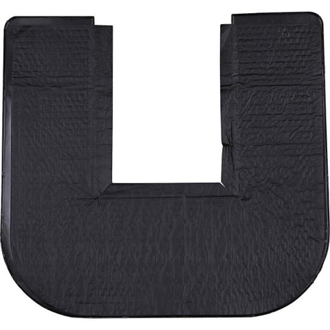 Genuine Joe Deodorizing Commode Mat, Carton of 6 Restroom - Black