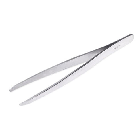 Medline Nonsterile Tweezers For Eyebrow - Durable, Latex-free - Stainless Steel - Stainless Steel