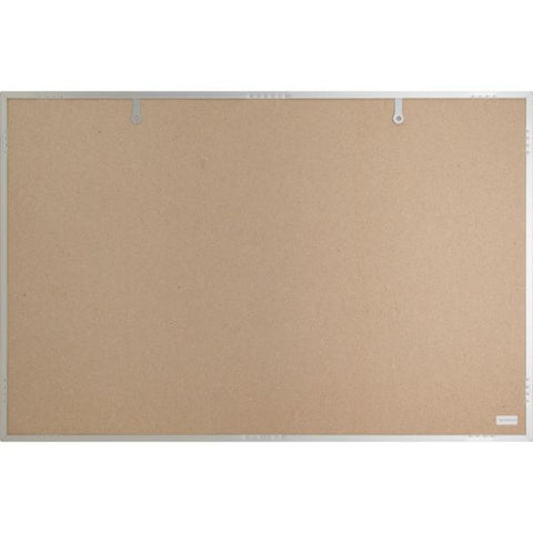 Lorell Aluminum Frame Cork Board 24" Height x 36" Width - Cork Surface - Long Lasting, Warp Resistant - Brown Aluminum Frame - 1 Each