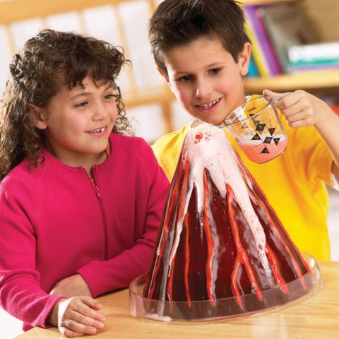 Learning Resources Erupting Cross section Volcano Model