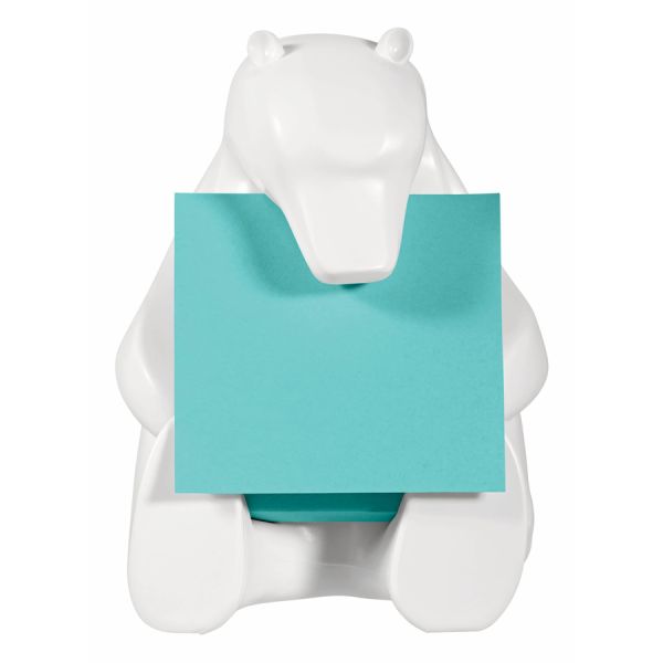 Post-it White Bear Dispenser Pop-up Note Dispenser 3" x 3" Note - White