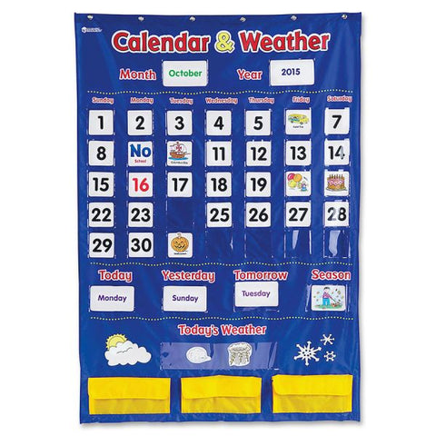 Learning Resources Calendar/Weather Pocket Chart