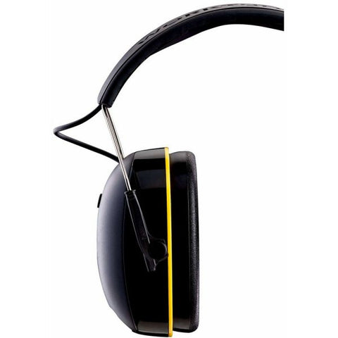 WorkTunes Connect Bluetooth Hearing Protector Stereo - Mini-phone (3.5mm) - Wired/Wireless - Bluetooth - Over-the-head - Binaural - Circumaural - Noise Reduction Microphone - Black, Yellow