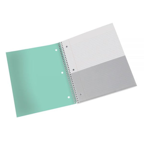 Stellar Poly Notebook, 8-1/2" x 11", 1 Subject, College Ruled, 100 Sheets, Mint