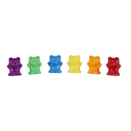 Math Manipulative Bear Counters, Pre-K, Assorted Colors, 102 Pieces