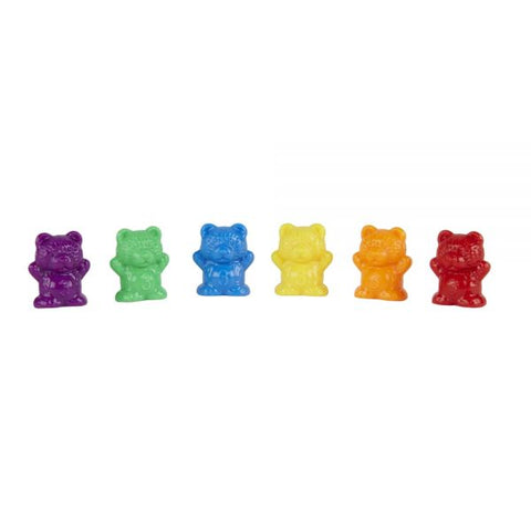 Math Manipulative Bear Counters, Pre-K, Assorted Colors, 102 Pieces