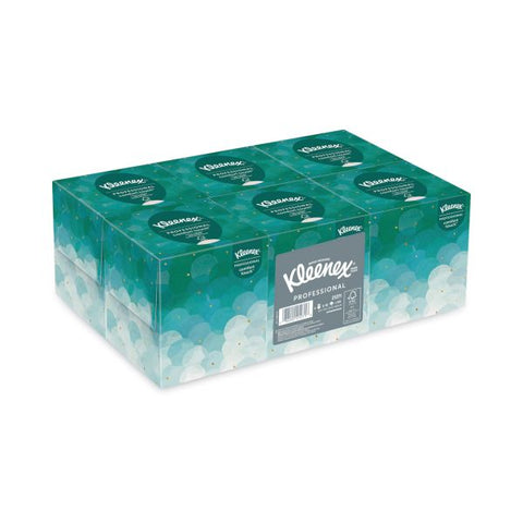 Kleenex Boutique White Facial Tissue for Business, Pop-Up Box, 2-Ply, 95 Sheets/Box, 6 Boxes/Pack