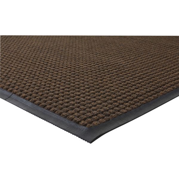 Genuine Joe Waterguard Indoor/Outdoor Floor Mat 36" x 60" - Polypropylene - Brown