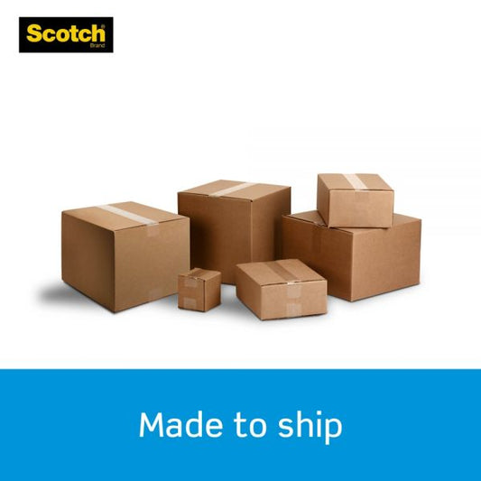 Scotch 3850 Heavy-Duty Packaging Tape with Dispenser, 1.5" Core, 1.88" x 66.66 ft, Clear