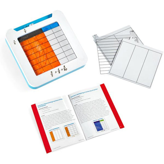 Learning Resources Hand2Mind Math Grid Activity Set Skill Learning: Mathematics, Fraction, Graphing, Decimal, Operation, Problem Solving - 1 Each