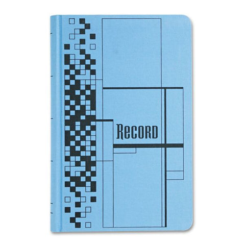 Adams Record Ledger Book, Record-Style Rule, Blue Cover, 11.75 x 7.25 Sheets, 500 Sheets/Book