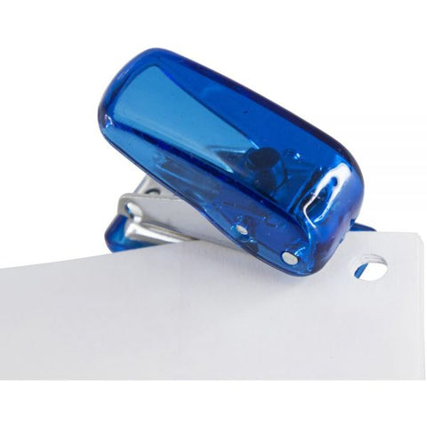 Baumgartens Mini Single-Hole Punch 1 Punch Head - 1/4" Hole Diameter - Assorted Colors