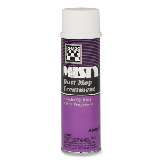 Misty Dust Mop Treatment, Pine, 20 oz Aerosol Spray, 12/Carton