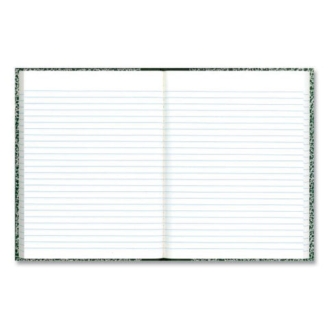 National Lab Notebook, Wide/Legal Rule, Green Marble Cover, 10.13 x 7.88, 96 Sheets