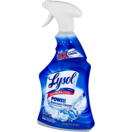 Lysol Bathroom Cleaner Spray - 22 oz (1.37 lb) - Spray Bottle - 1 Each