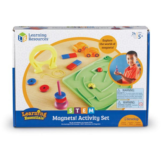 Learning Resources STEM Magnets Activity Set Theme/Subject: Fun - Skill Learning: STEM, Exploration - 5-9 Year - 1 Each