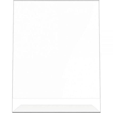 deflecto Classic Image Slanted Sign Holder, Portrait, 8.5 x 11 Insert, Clear