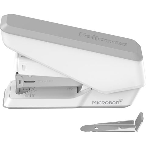 Fellowes LX840 EasyPress Half Strip Stapler, 25-Sheet Capacity, White