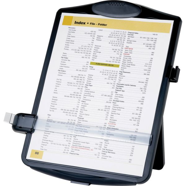 Business Source Easel Document Holder 10" x 2" x 14" x - 1 Each - Black