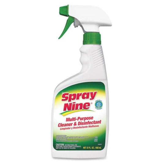 Spray Nine Multi-Purpose Cleaner & Disinfectant 22 oz Size - Liquid Spray - 1 Each