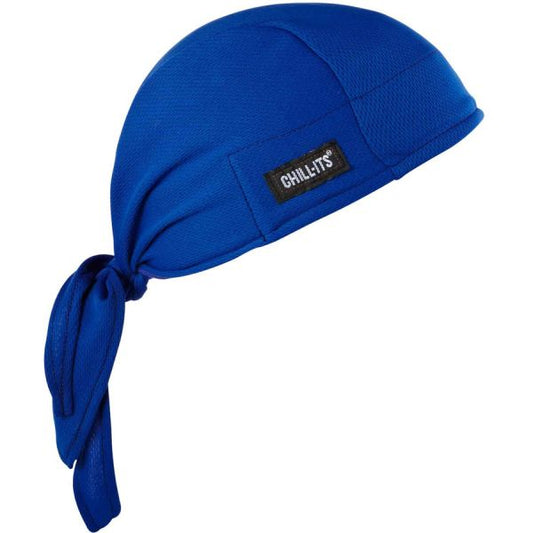 Chill-Its High-performance Dew Rag - Universal Size - Elastic - Blue