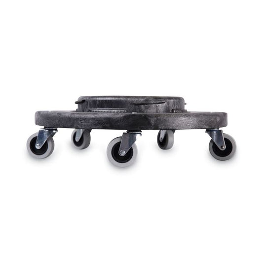 Boardwalk Refuse Container Utility Dolly, 300 lb Capacity, 18.25" Diameter, Gray