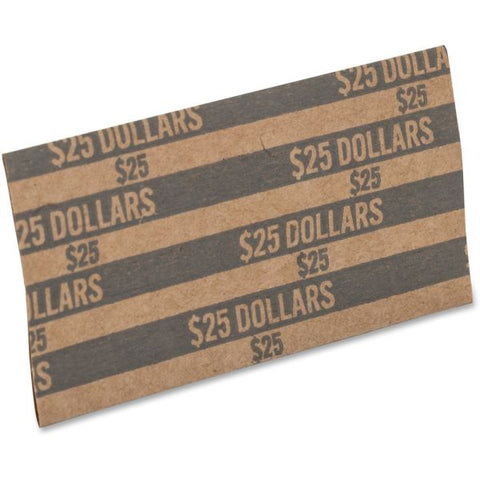 Pap-R Products Flat Coin Wrappers, Dollar Coin, $25, Pop-Open Wrappers, 1000/Box