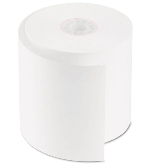 Iconex Impact Bond Paper Register Rolls, 2.75" x 150 ft, White, 50/Carton