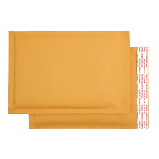 Self-Sealing Bubble Mailers, Size 0, 6" x 9", Pack Of 12