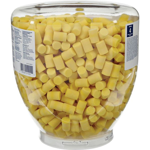 E-A-R Classic Earplugs 1000 / Bottle - Yellow - Polyurethane Foam - Medium