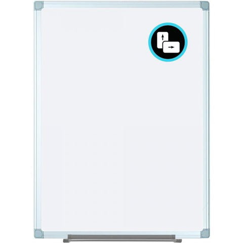 MasterVision Earth Gold Ultra Magnetic Dry Erase Boards, 36 x 48, White Surface, Silver Aluminum Frame