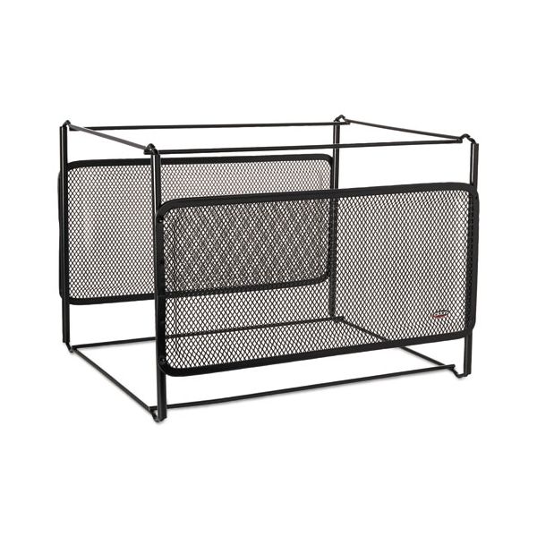 Eldon Letter Size Mesh File Frame Holder, Wire, 12 3/8 x 11 3/8 x 9 5/8, Black