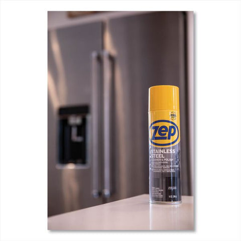 Zep Commercial Stainless Steel Polish, 14 oz Aerosol Spray