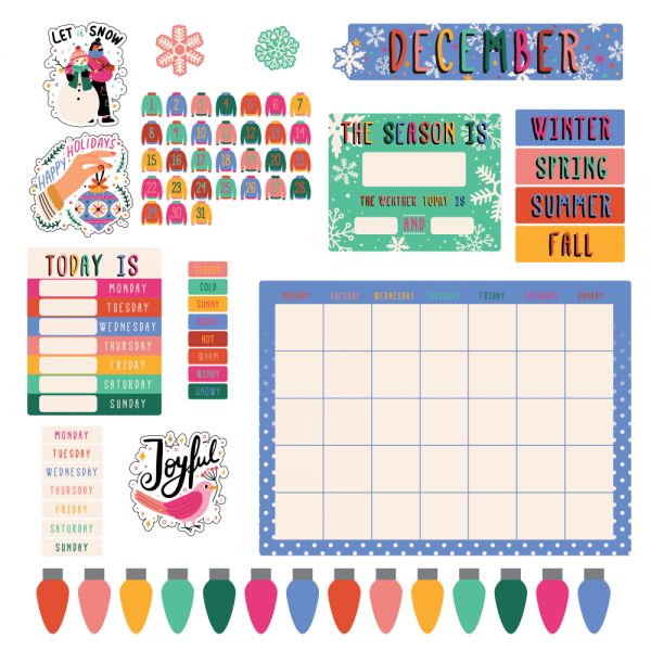 344-Piece Bulletin Board Kit, Seasonal Holidays