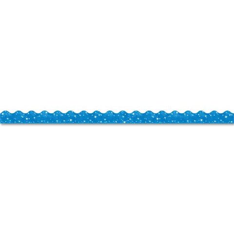 TREND Terrific Trimmers Sparkle Border, 2.25" x 39", Blue, 10/Set