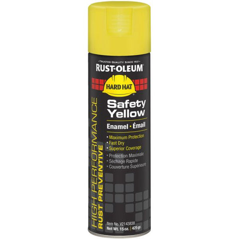 Rust-Oleum High Performance Enamel Spray Paint 15 fl oz - 1 Each - Safety Yellow