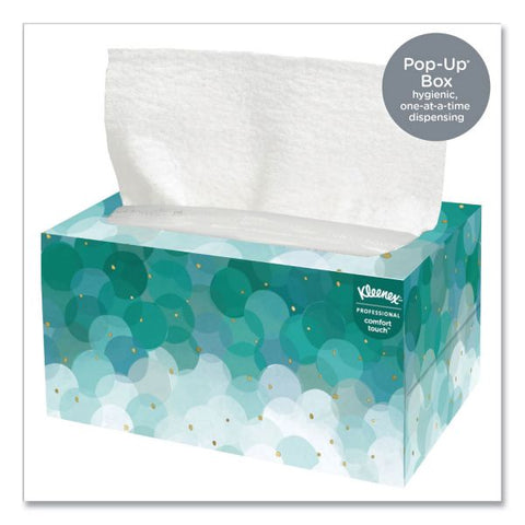 Kleenex Ultra Soft Hand Towels in a POP-UP Box, 8 9/10 x 10, 1-Ply, White, 70 Sheets/Box, 18 Boxes/Carton