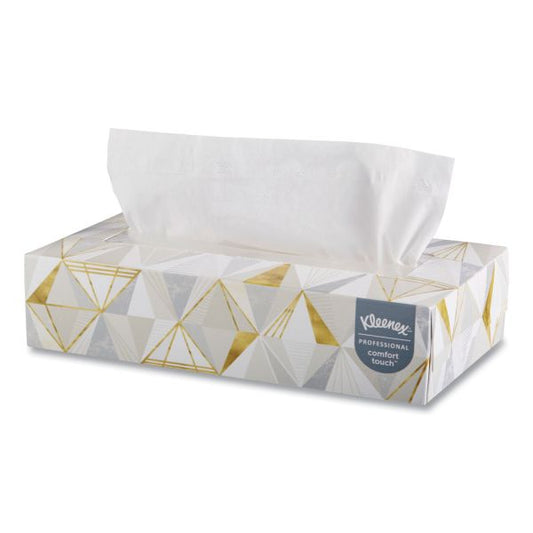 Kleenex White Facial Tissue for Business, 2-Ply, White, Pop-Up Box, 125 Sheets/Box, 48 Boxes/Carton