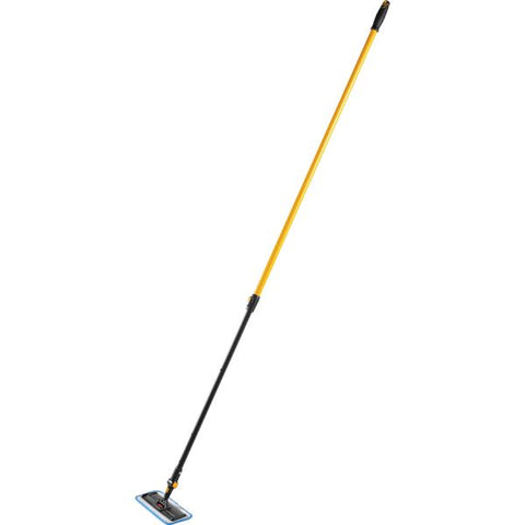 Rubbermaid Commercial Maximizer Overhead Cleaning Tool Push Button, Rotate - 6 / Carton - Black, Yellow